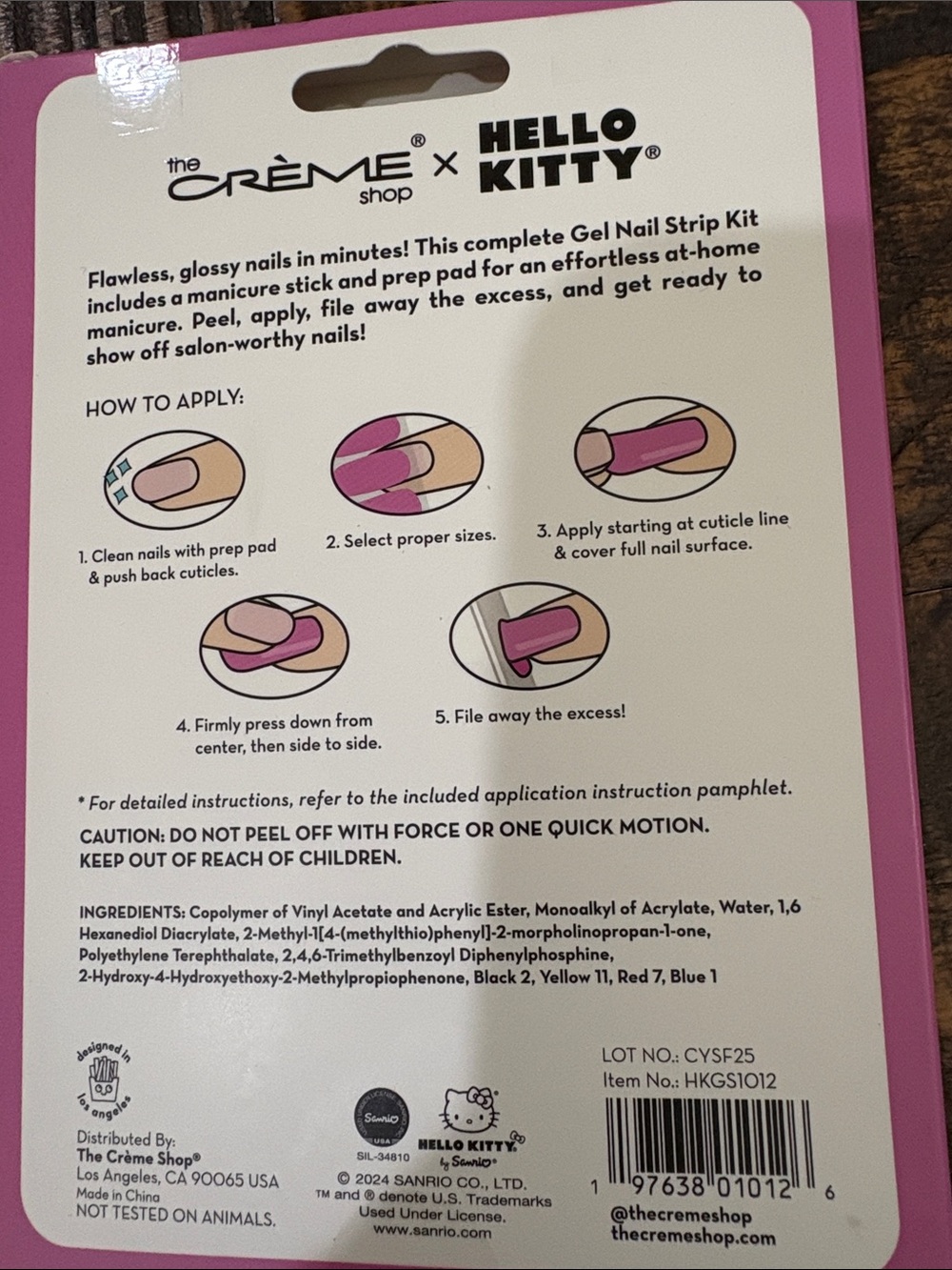 Starlight Cutie Gel Nail Strip Kit - Pink & Blue - Picture 5 of 6